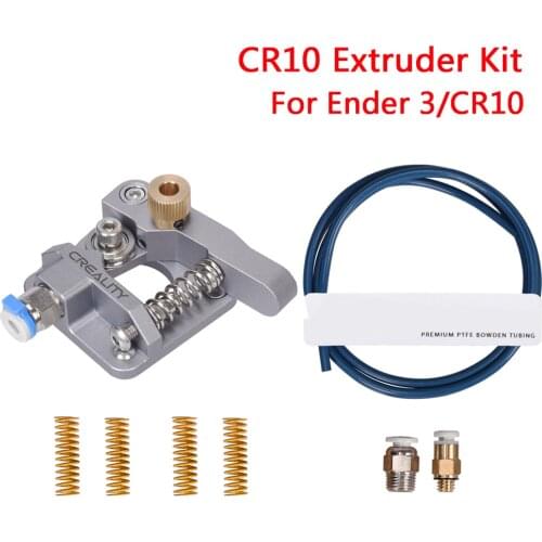 CR10 Extruder Bowden Extruder Capricorn PTFE Tube 1.75MM Filament Aluminum Block 3D Printer Parts For Ender 3 CR10 MK8 Extruder