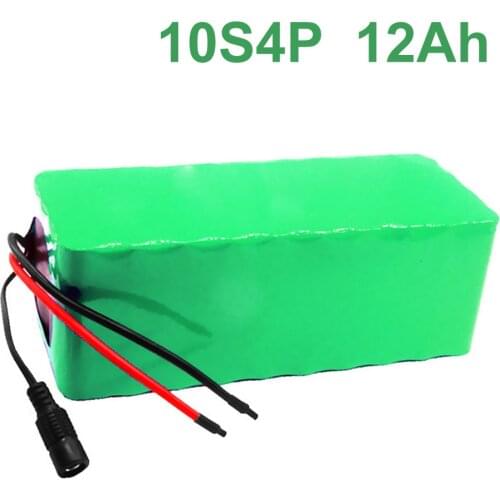36V 12Ah 10S4P 18650 Li-ion Battery Pack E-Bike Ebike electric bicycle 42V