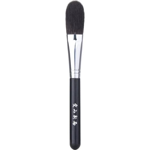 GS09 Professional Handmade Makeup Brushes Ultra-Soft Blue Squirrel Hair Flat Blush Brush Cosmetic Tools Black Make Up Brush