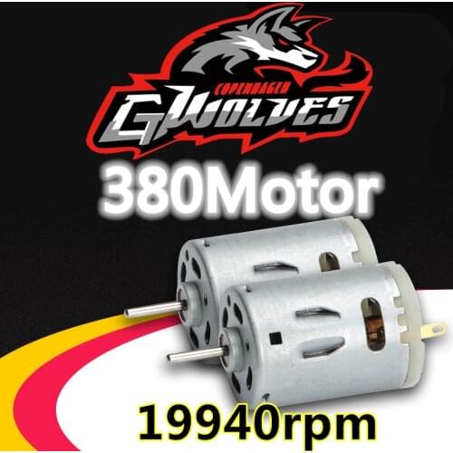 GWLOVES 380 Brushed Motor 19940RPM 7.2V For Rc Car 1/16 HSP Monster Truck&Short 28006 94186 94286 Wltoys Boat Airplane DIY toys