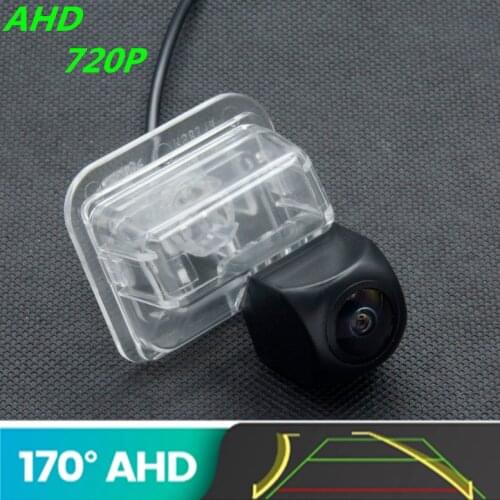 AHD 720P Trajectory Fisheye Car Rear View Camera For Mazda 3 Mazda 6 CX-9 CX-7 CX-5 Besturn X80 B50 Reverse Vehicle Camera