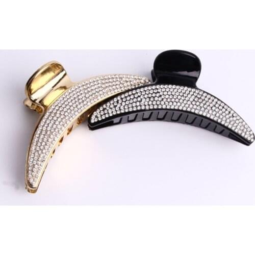 1pcs Fashion Large Hair Claw Elegant Crystal Rhinestone Women Girls Hairs Clip Hairpin Clamp Hair Accessories Styling Tool