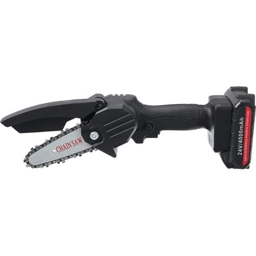Mini Cordless Electric Chainsaw 220V Handheld Rechargeable Electric Saw With Battery EU Charger Set Home Garden Power Tool