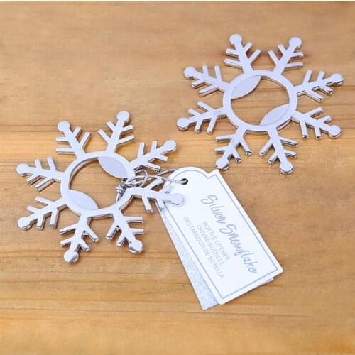 Opener Multipurpose Rhinestone Snowflake Shape Beer Bottle Opener Party Favor For Wedding Party Gift For Guests