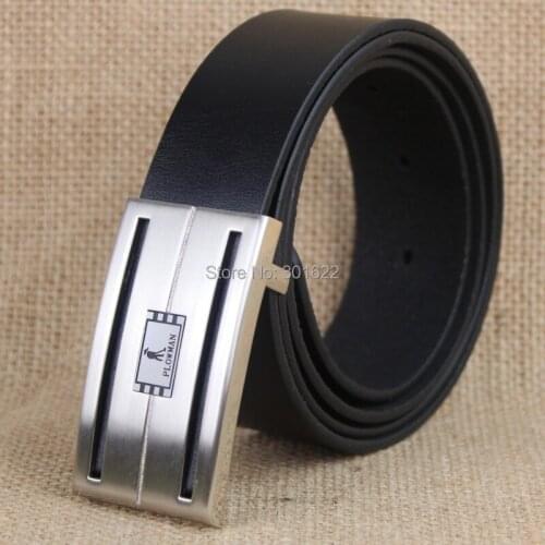 Genuine leather belt for men