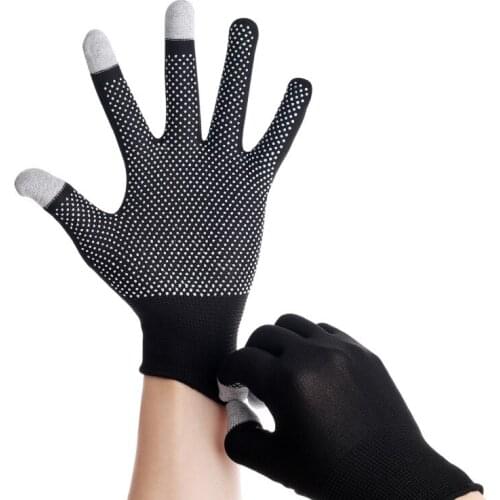 Touch Screen Anti-Slip Anti-Sweat Men Women All Finger Gloves Breathable Sports Gloves Bike Bicycle Motorcycle Sun-Proof Glove