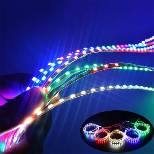 SMD 3528 Led Strip Car Auto Flexible Led Tape light Red Green Blue Green White Super Bright Car Styling Decor Lamp