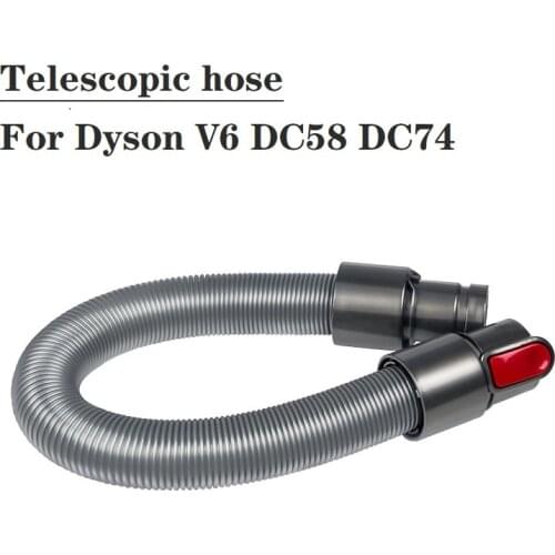 Telescopic Hose For Dyson DC34 DC44 DC58 DC74 V6 Robot Vacuum Cleaner Parts Accessories Hose Pipe