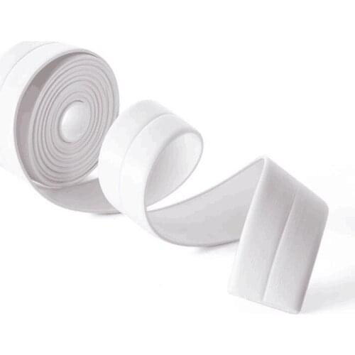 1 pcs Kitchen Bathroom Rubber Waterproof Sealing Strip Tape Mildew Resistant Self Adhesive Toilet Gap Corner Line Sticker
