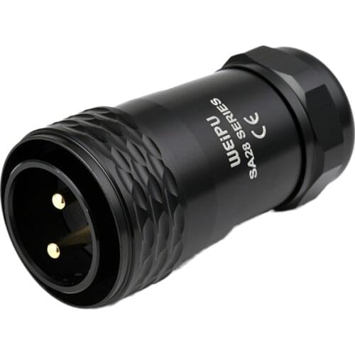 WEIPU SA28 Industrial Aviation Male Plug Waterproof Connector M28 2 3 4 7 8 9 10 12 16 17 20 24 26 35 Pin High Current 50A 25A