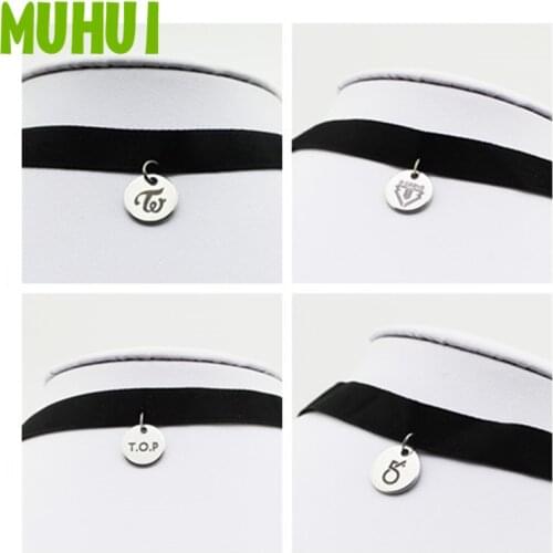 20 Styles Kpop Star GOT7 TWICE 2NE1 BAP Choker Necklaces For Women Kolye Jewelry Collares B196