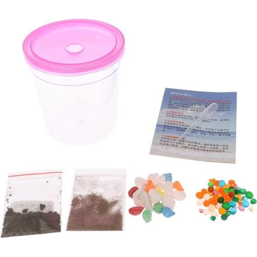 1 Set Newest Kids Diy Magic Growing Fish Egg Magically Funny Kids Chemical Experiment Novelty Education Toys for Children