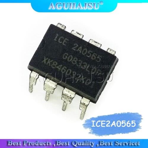 10PCS ICE2A0565 2A0565 ICE2A0565Z DIP8 LCD power chip power switch