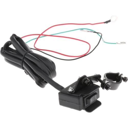 12V ATV UTV Mini Winch Rocker Handlebar Switch for All Winches Weatherproof with 2.5m Line