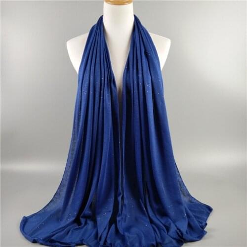 120pcs/lot new fashion solid color single jersey muslim giltter scarf shawl pashmina/small light dot hijab 15 color