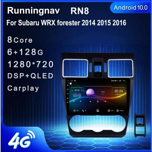 4G LTE Android 10.1 For Subaru WRX forester 2014 2015 2016 Car Radio Multimedia Video Player Navigation GPS RDS no dvd