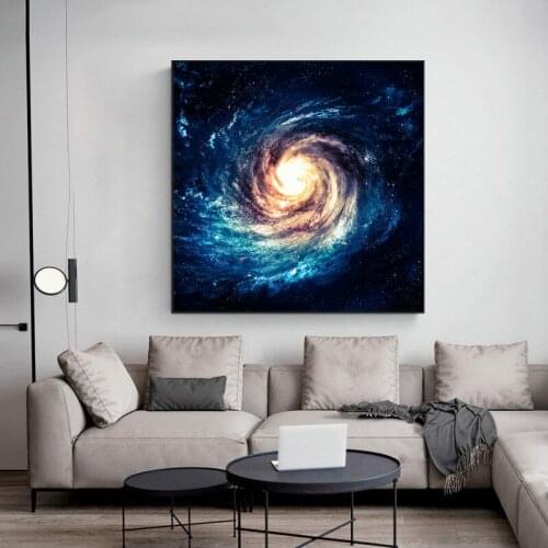 Abstract Milky Way Canvas Paintings Wall Art Prints Poster Living Childrens Room Decorative Paintings On The Wall Home Decor