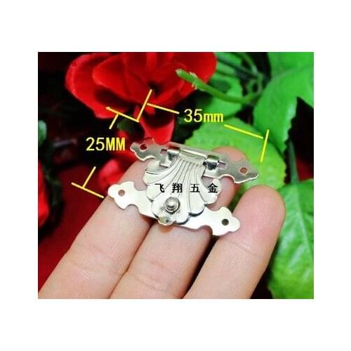 Antique antique vintage style Decorate Jewelry Gift Wooden Box Hasp wooden hasp lock A3