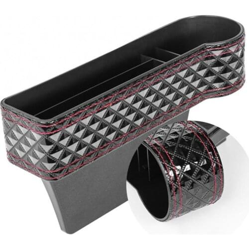 Car Passenger Seat Slot Storage Box Dual USB Ports Phone Keys Holder Container Car Interior Accessories автомобильные товары