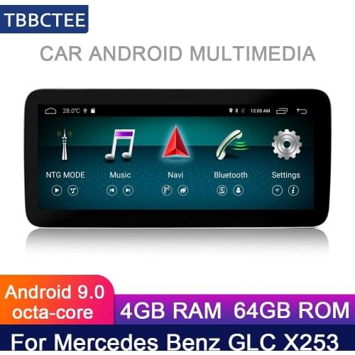 10.25 inch 4G+64G Android For Mercedes Benz MB GLC X253 C253 2016~2018 NTG Car Multimedia player GPS Navi Navigation Mirror link