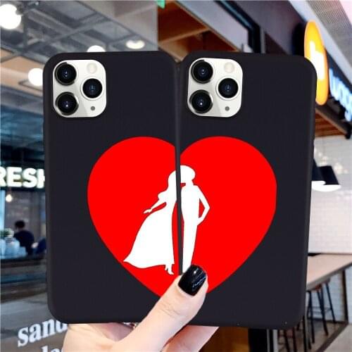 GYKZ Cartoon Love Heart Couple Phone Case For iPhone 7 11 Pro XS MAX XR X SE 2020 8 6 Plus Corgi Dog BFF Soft Cover Silicone Bag