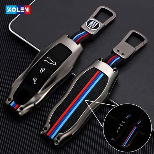 Zinc alloy Car Remote Key Cover Case For Porsche Boxster Cayman 911 Panamera Cayenne Macan boxster Car Smart Key Protector Shell