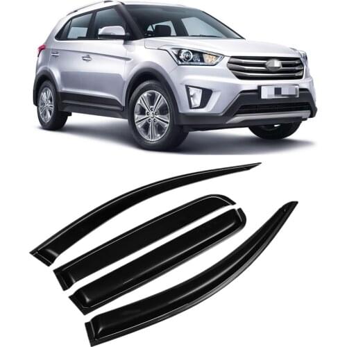 For Hyundai Creta IX25 2014 2015 2016-2019 Window Visor Vent Rain Deflector Guard Rainwear Wind Sun Visor Rain Shield Shelters