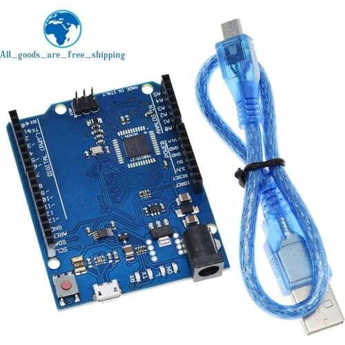 Leonardo R3 Microcontroller Atmega32u4 Development Board With USB Cable Compatible For Arduino DIY Starter Kit