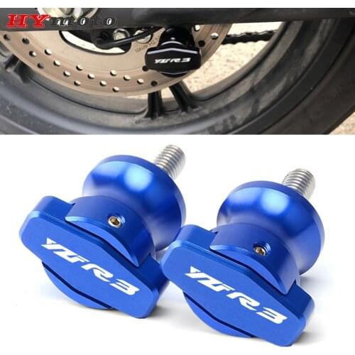 YZFR3 Motorcycle 6MM CNC Swingarm Spools Stand Screws Slider For YAMAHA YZF-R3 2015 2016 2017 2018 2019 2020 YZF R3 Accessories