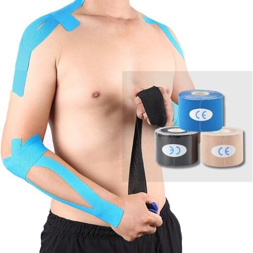 Muscle Stickers Sports Running Fitness Knee Pads Waist Strained Sore Tape Elastic Bandage Tape Muscle Internal Effect Stickers