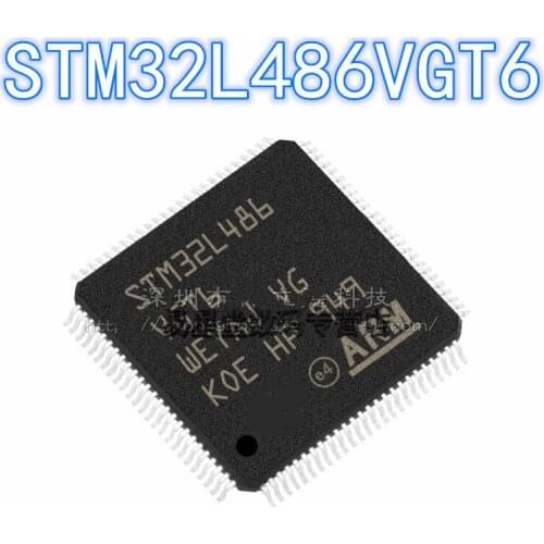 1PCS 100% new original authentic STM32L486VGT6 QFP-100 32L486VGT6 QFP100 32-bit microcontroller chip 80MHz/1MB