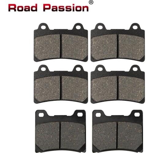 Road Passion Motorcycle Front & Rear Brake Pads For YAMAHA XJR1200 1995-1998 FZ750 FZR750 1987 TDM850 FZR1000 Genesis FJ1200A