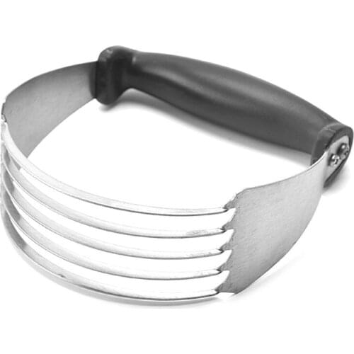 Professional Stainless Steel Blades Dough Blender Flour Cutter Manual Pastry Mixer Heavy Duty Home Baking Tool