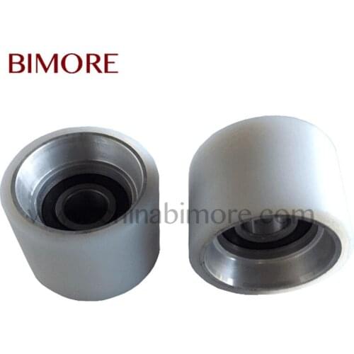 Escalator Handrail Pressure Chain Roller OD70mm Thickness 50mm Bearing 6204