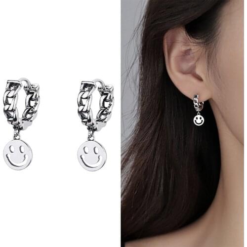Twist Smile Earrings Face Drop Earrings Women Trendy Elegant Birthday Party Jewelry Accessories Girl Valentines Day Gifts