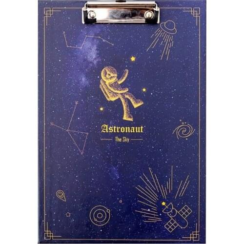 Starry Sky Series Writing Board Clipboard Office School Hardboard A4 Paper Pad