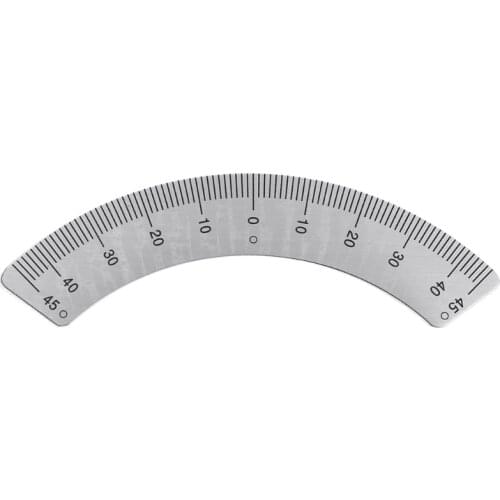 Angle Plate Scale ruler 45 Degree Angle Arc M1197 Protractors Milling Machine Part - Measuring Gauging Tools