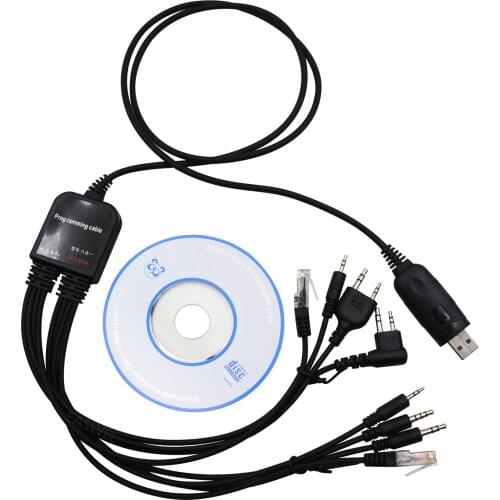 8 in 1 USB Programming Cable for YAESU VERTEX FT-10R FT-40R FT-50R FT-60R VX-3R