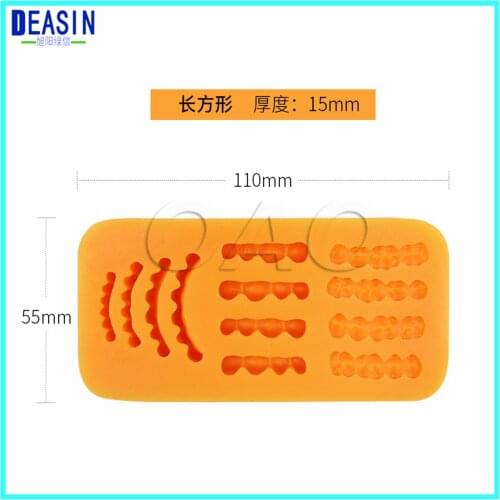 High-quality Dental lab denture laboratory wax teeth rubber model inverted mold base