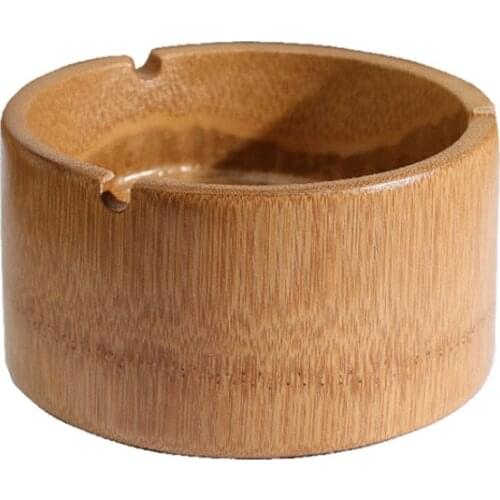 2PCS/set Bamboo ashtray smoking astray Hotel ashtray Office Ashtray