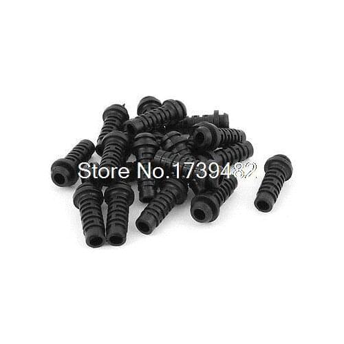 Cellphone Charger Strain Relief Cord Boot Protector Wire Sleeve 21x8x5mm 20pcs