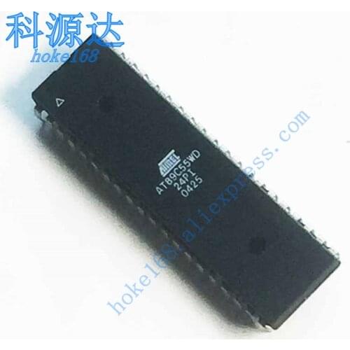 5pcs/lot AT89C55WD-24PI DIP40 AT89C55WD 89C55WD In Stock