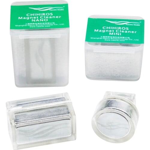 Chihiros Aquarium Mini Nano Magnet Cleaner Algae Scraper Tank Cleaning Water Plant Magnetic Strong Powerful Brush