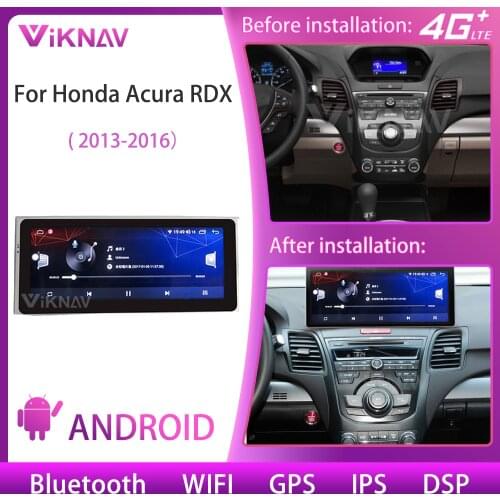 128G Android car radio For Honda Acura RDX 2013 2014 2015 2016 GPS navigation player multimedia Stereo receiver Head Unit 2 din