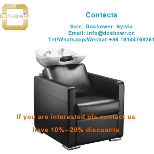 Barber shop salon furniture with head wash chair in salon for shampoo sink hair salon chair