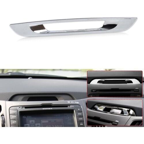 CITALL Chrome Interior Console Display Molding Trim for Kia Sportage R 2011 2012 2013 2014 2015