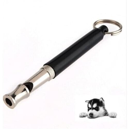Two-tone Ultrasonic Flute Dog Whistle New Black Training Pet Dog Supersonic Obedience Sound Whistle