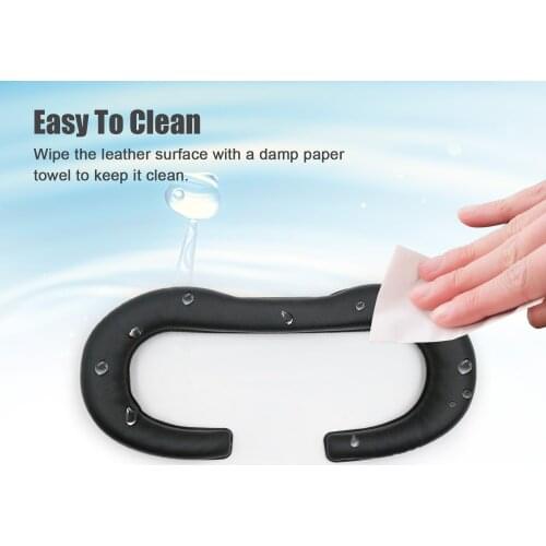 For Samsung HMD Odyssey plus VR headset PU leather sponge surface replacement cover pad sweat-proof comfortable Velcro design