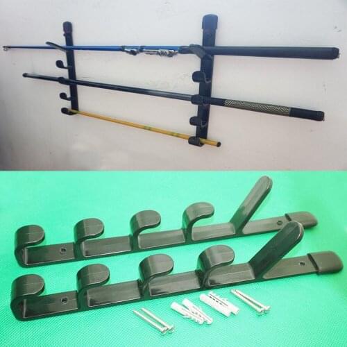 Horizontal Fishing Rod Rack Fishing Rod Holder Fishing Pole Storage Pole Holder -2/PK - No Fishing Rod