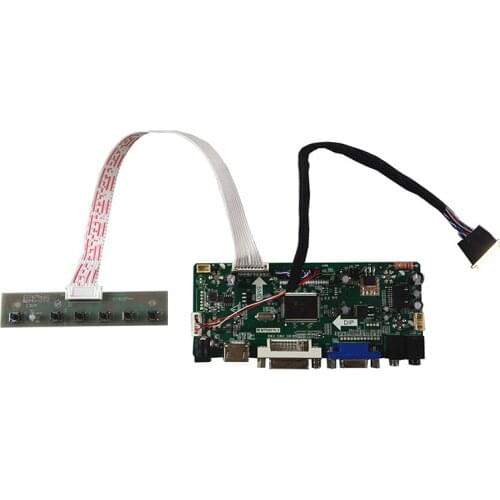 HDMI DVI VGA Audio LCD Controller Board Kit for B173HW01 B173HW02 17.3 inch LED Panel 1920x1080 LCD DIY